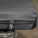 Outsunny Rattan Garden Chairs With Cushion, Wicker Dining Chairs, Grey