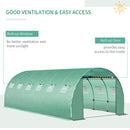 Outsunny Greenhouse Cover Replacement 6 x 3 x 2m - Green