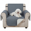 PawHut Waterproof Sofa Cover, Soft Couch Cover for Dogs Cats Pets Grey