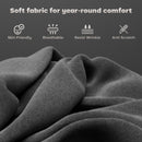 HOMCOM Set of 2 Dining Chairs with Curved Back Padded Seat for Kitchen