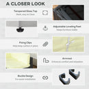 Outsunny 7PC Rattan Garden Furniture Set Coffee Table Buckle Structure