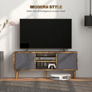 HOMCOM Modern TV Cabinet Stand w/ Shelves & Drawers