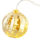 Lifeideas Multicoloured Christmas Ball Ornament String Lights Battery Powered