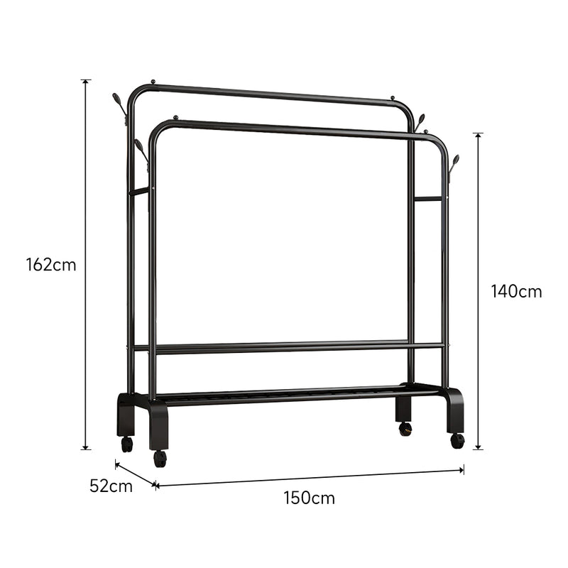 Livingandhome Modern Home Clothes Storage Rack