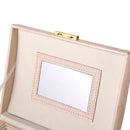 Sheonly Multi-Function Faux Leather Jewellery Storage Box with Drawers