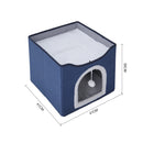 Livingandhome Foldable Multifunctional Cat Bed With Scratching Pad