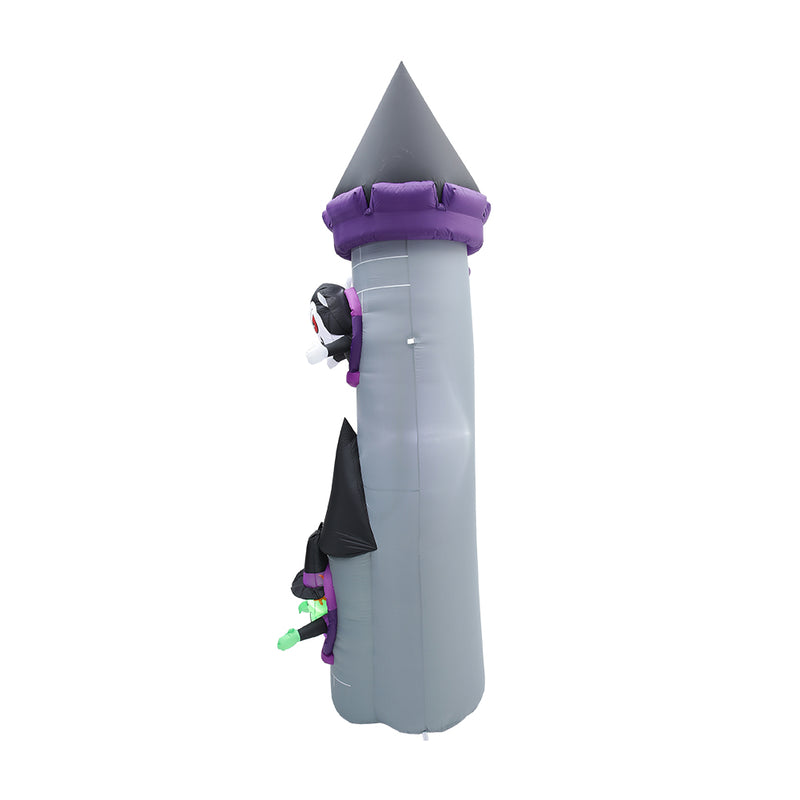 Halloween Lighted Haunted Castle Arch Inflatable
