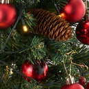 Lifeideas Set of 2 Artificial Christmas Trees with LED Decorations