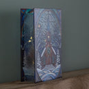 21cm Battery Operated Light up Double Sided Stained Glass Victorian Church Decoration with LEDs