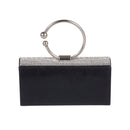 Modishion Rhinestone Evening Clutch Bag With Crossbody Shoulder Chain