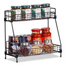 Lifeideas 2-Tier Free-Standing Spice Rack & Organizer