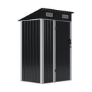 Breeins 4 x 3ft/5 x 3ft Metal Garden Storage Shed with Lockable Door
