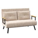 HOMCOM Click Clack 2 Seater Sofa Bed for Living Room, Guest Room