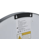 Round Metal Framed LED Wall Mirror