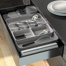 Livingandhome Expandable 12-Compartment Cutlery Tray Drawer Organiser