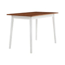 Livingandhome Solid Wood Rectangular Dining Table