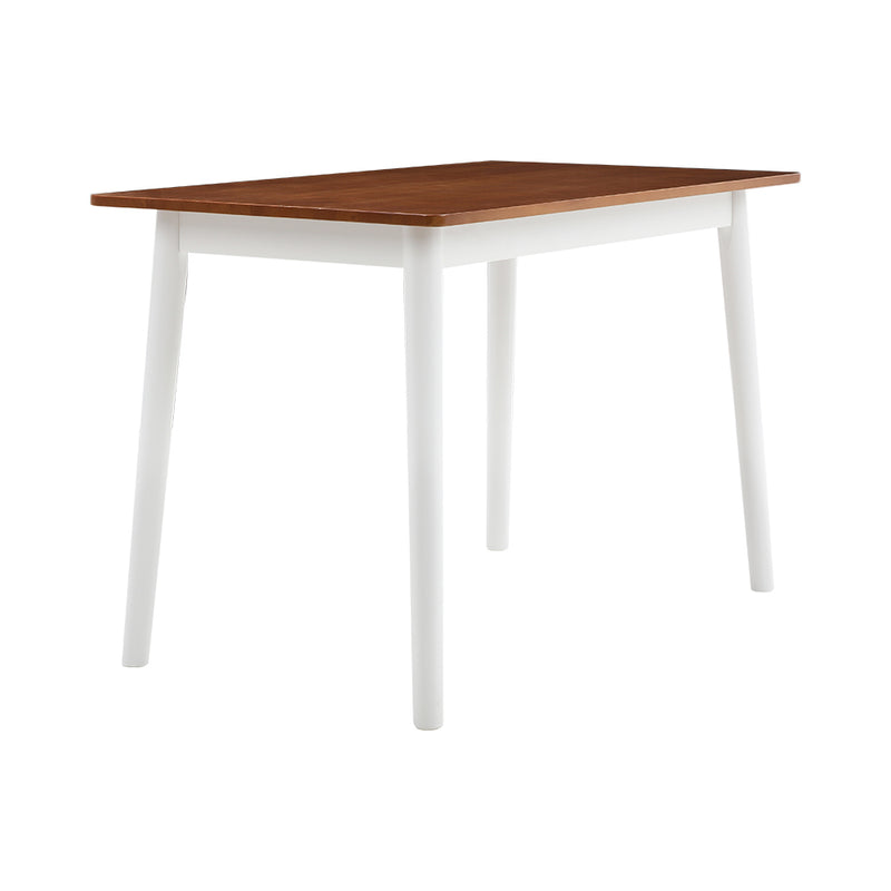 Livingandhome Solid Wood Rectangular Dining Table