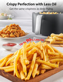 Toshiba 5.2L Air Fryer with Heat-Q Technology, Quick and Easy Meals, 8 Preset Menus