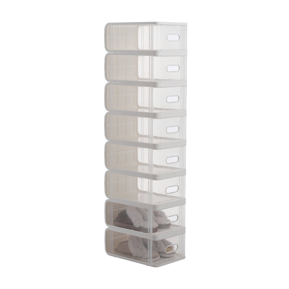 Transparent Stackable Box Lifeideas Transparent Stackable Shoe Storage Box