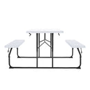 Breeins Foldable Picnic Table And Bench Set