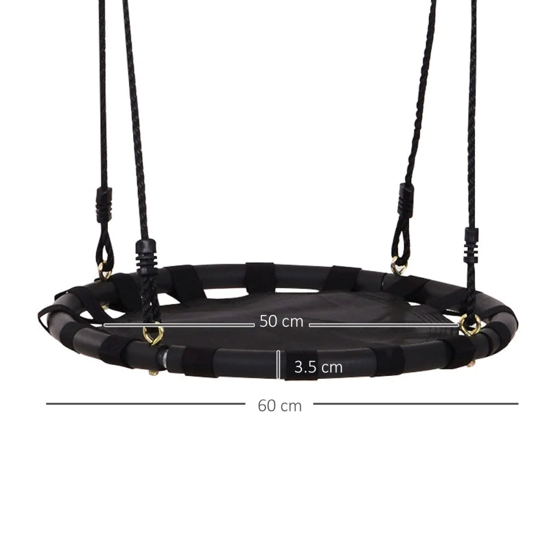HOMCOM Children's swing -  Black