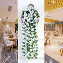 Lifeideas Decorative Wall Hanging Artificial Violet Vine Plant