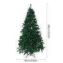Lifeideas Artificial Christmas Tree with Metal Stand