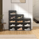 Livingandhome Grey Padded Shoe Storage Bench