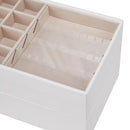 Sheonly 4-Tier Jewellery Storage Box with Transparent Lid