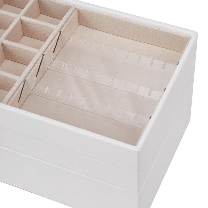 Sheonly 4-Tier Jewellery Storage Box with Transparent Lid