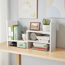 Livingandhome Adjustable Desktop Storage Shelf