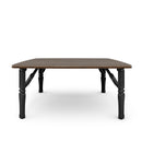 Livingandhome Square 80cm Wooden Folding Coffee Table