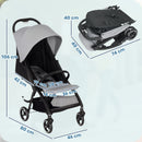 AIYAPLAY Travel Stroller with Easy Folding, Lightweight Pushchair