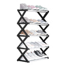 Cottonfy UK Foldable Multi-Tier Metal Shoe Rack