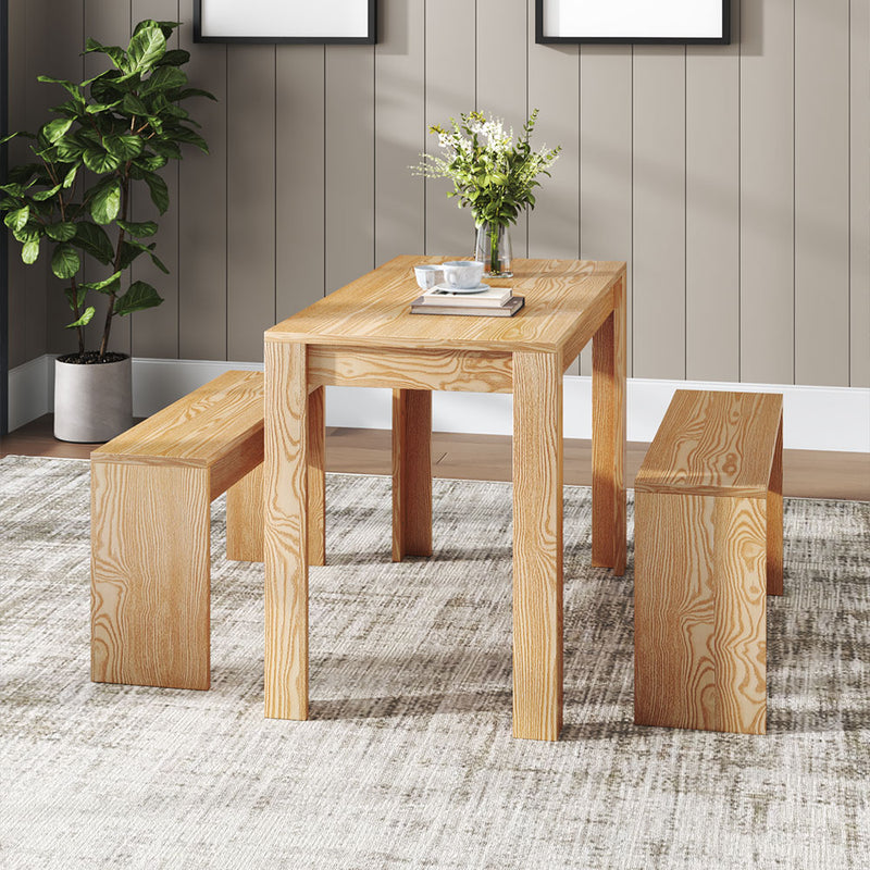 Livingandhome Compact 3-Piece Dining Room Set