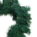 Livingandhome Artificial Heart-shaped Door Hanging Garland Wedding Decoration with 3m Light String