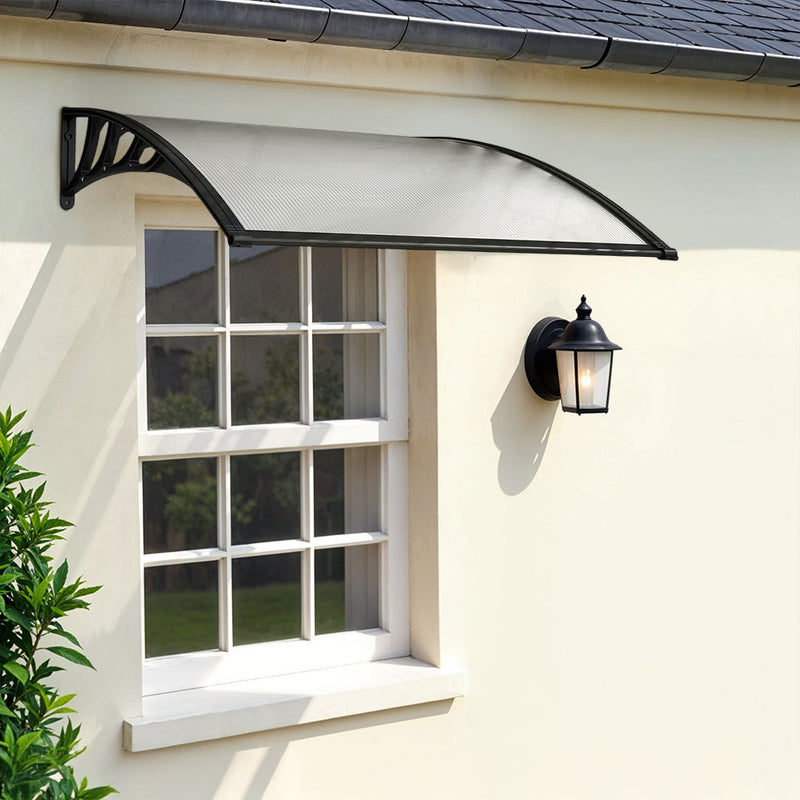 Garden Sanctuary Window Door Awning Canopy with Brackets