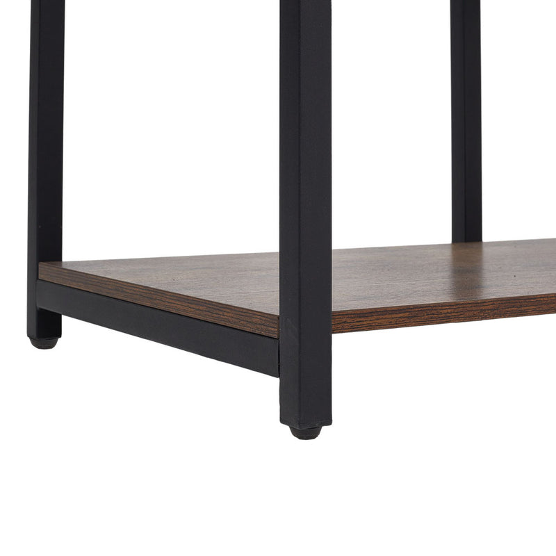 Livingandhome Large Freestanding Clothing Rack with Storage Shelves