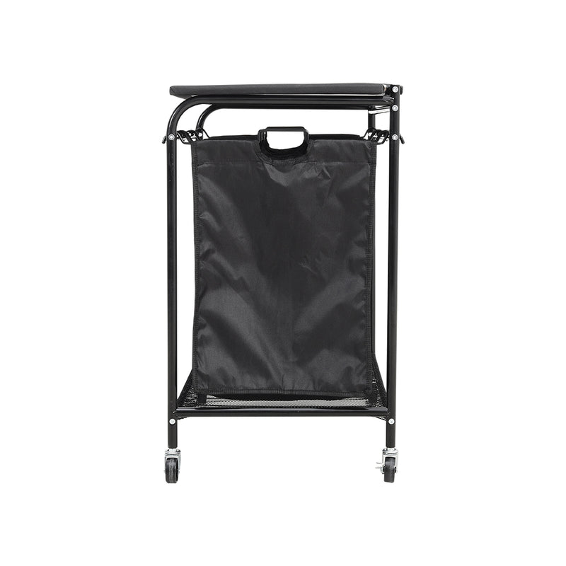 Lifeideas 3-Section Laundry Trolley with Wheels