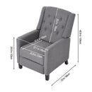 Livingandhome Upholstered Recliner Chair