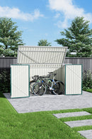 Livingandhome Heavy Duty Steel Bicycle Storage Shed