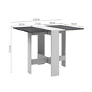 Livingandhome Modern Drop Leaf Dining Table
