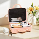 Livingandhome Portable Hard Shell Handheld Makeup Travel Case