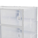 Cottonfy UK 12x Stackable Shoe Storage Box Organiser