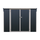 Breeins 8x4 FT Metal Pent Roof Garden Tool Storage Shed