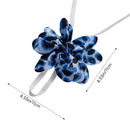Elegant Lace-Up Anklet with Flower