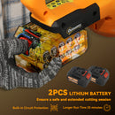 Outsunny Cordless Hedge Trimmer With 51cm Blade, Brushless Motor