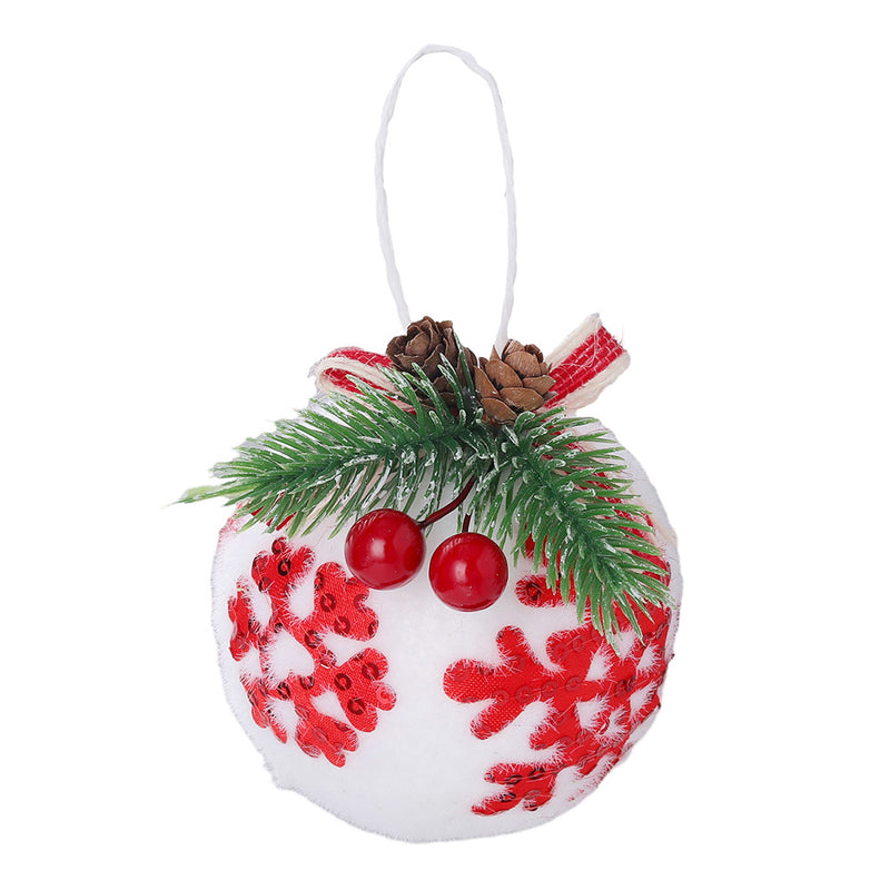 Livingandhome Set of 9 Christmas Ball Ornaments Hanging Decorations