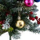 Lifeideas Artificial Christmas Tree with LED Lights and Decorations