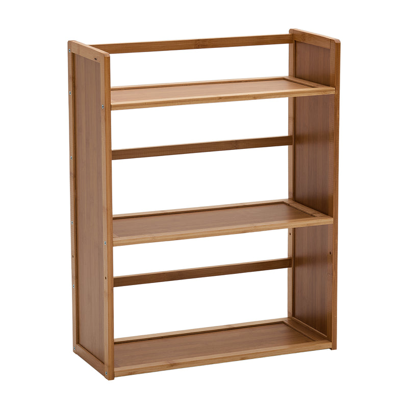 Livingandhome Wooden Bamboo 3-Tier Desktop Organizer